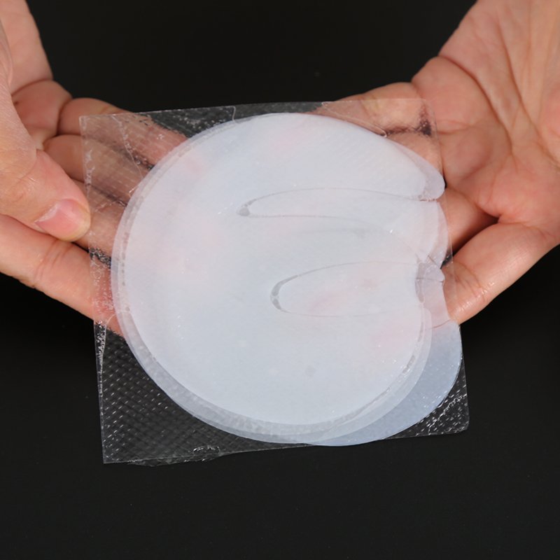 Custom Korean Collage Eye Pads Patches Hydrogel Vitamin Crystal Sheet Moisturizing Under Eye Mask